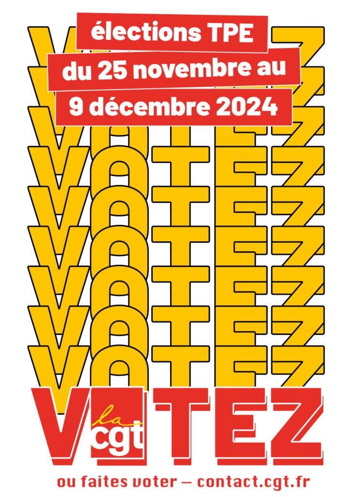 25 novembre au 9 décembre : Elections dans les TPE